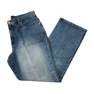 [NY Jeans] Hi Rise Jeans with Gems - Size 16